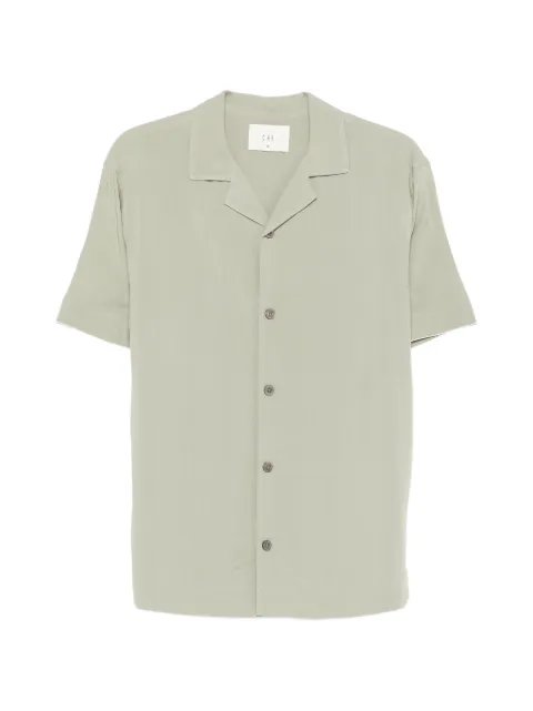 CHÉ buttoned short-sleeve shirt Green 260416