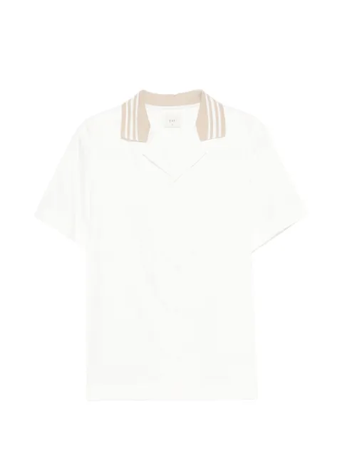 CHÉ Senna striped-collar shirt White 2675610