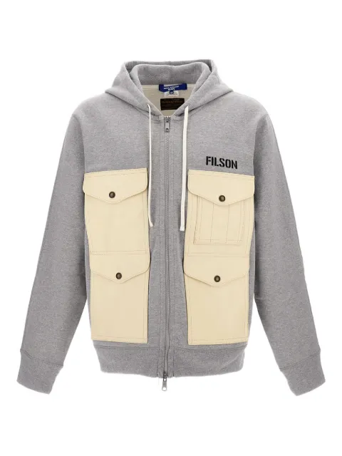 Junya Watanabe MAN drawstring hooded jacket Grey WPT0070511