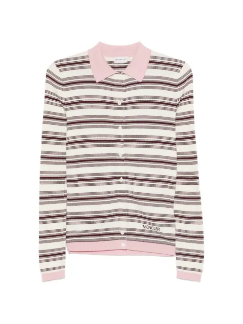 Moncler striped shirt Neutrals L10939A00004M9371