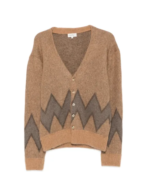 Second/Layer Chevy geometric-pattern cardigan Brown SS26305802