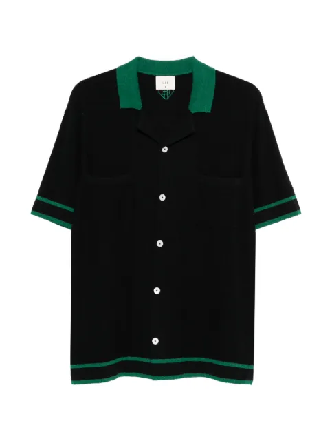 CHÉ Armando bouclé knitted shirt Blue 2653212