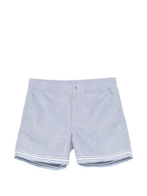 CHÉ Lucena geometric-print swim shorts Blue 2623607