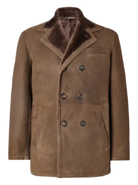 Eleventy shearling button jacket Brown L75CAPL02SHY0L00105