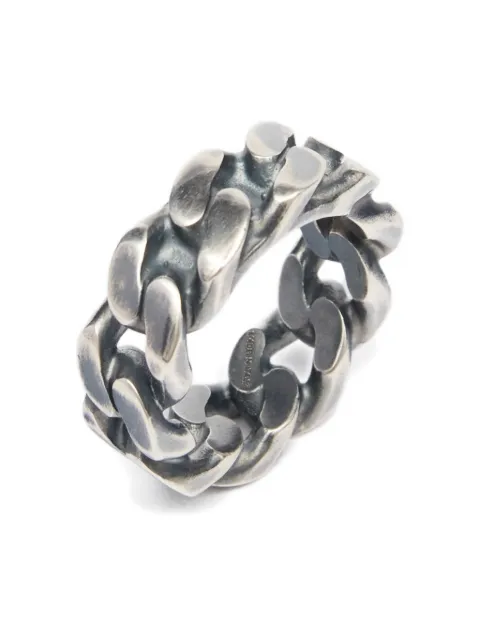 MM6 Maison Margiela chain-link ring Silver SM6UQ0111P8884