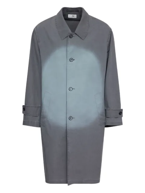 MM6 Maison Margiela button-front single-breasted coat Grey SH0AA0025M35741