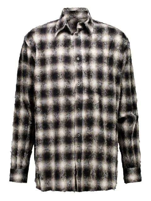 JORDANLUCA Chapel shirt Black A25MSH514V3