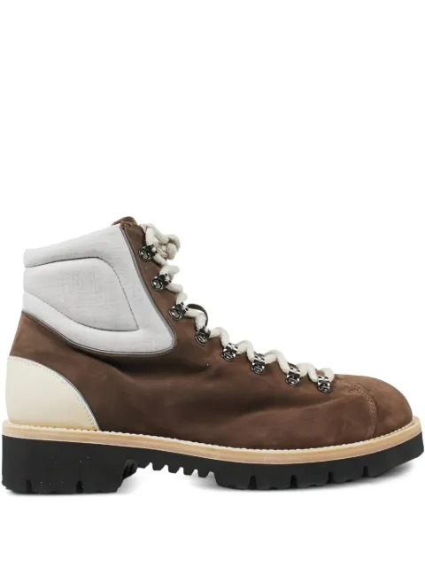 Eleventy lace-up zip boots Brown L77SCAL13SC0L0152525