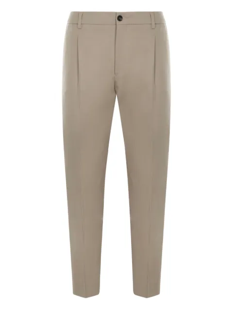 BE ABLE pleated-design trousers Neutrals RICCARDOCCWMLBLU