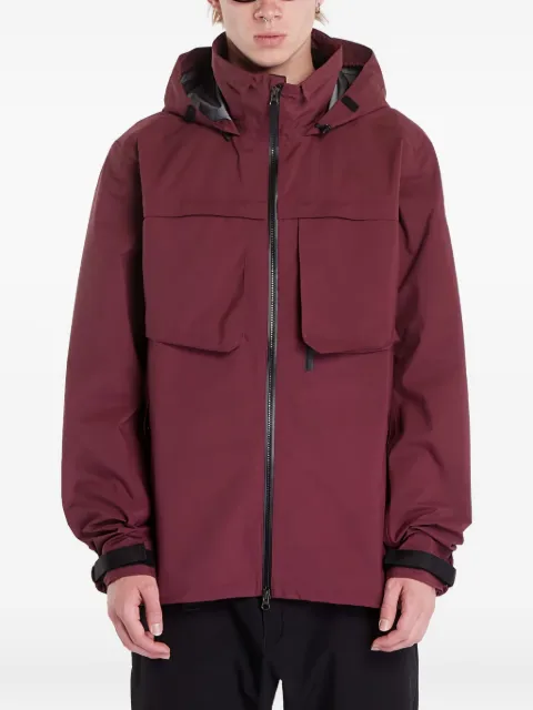 Poutnik by Tilak Caw flap-pocket jacket Red ZAK22003