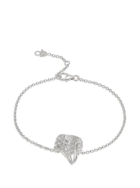Anabela Chan white petal 01 diamond bracelet Silver AC16FD14BSWGWD