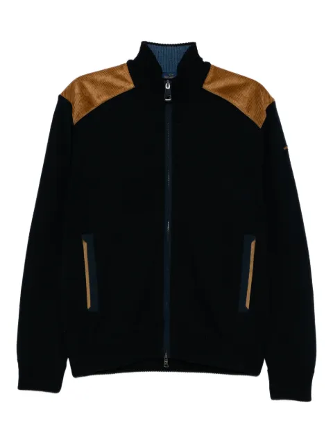 Paul & Shark wool zipped cardigan Blue 15311227E