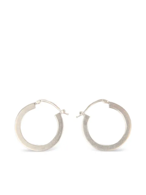MM6 Maison Margiela Numeric hoop earrings Silver SM7VG0101SV0310