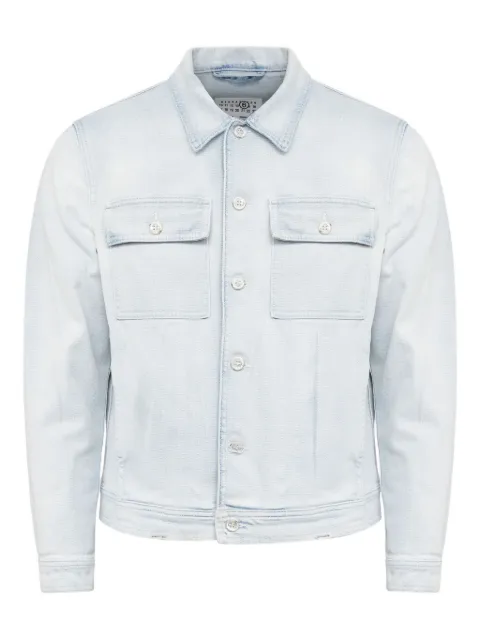 MM6 Maison Margiela button-front denim jacket Blue SH0AM0078M30056