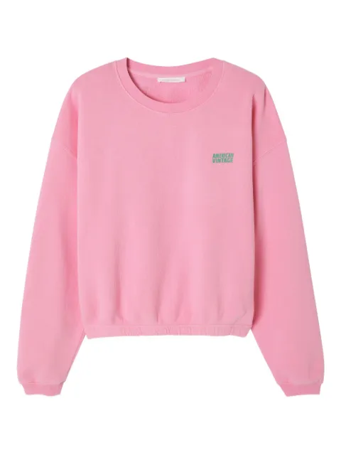 American Vintage Izubird round-neck sweatshirt Pink IZU03A