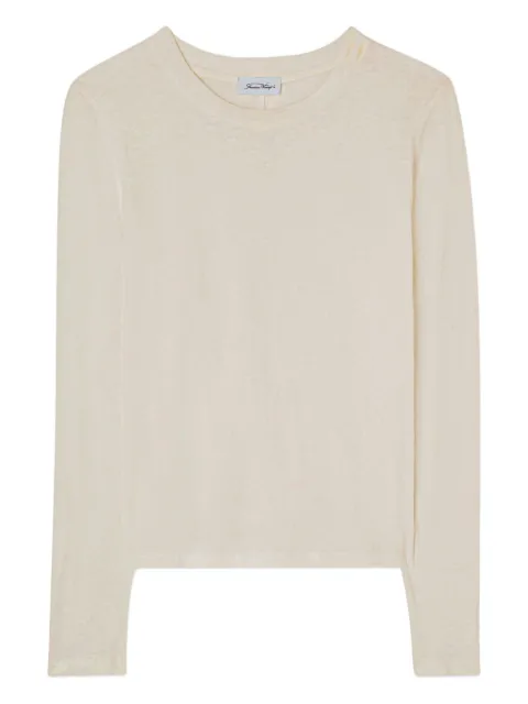 American Vintage Gamipy long-sleeve top White GAMI28