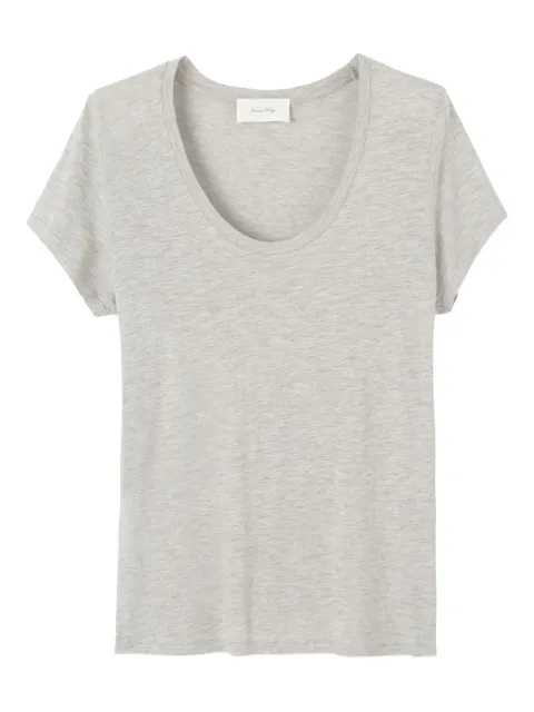 American Vintage Jacksonville scoop-neck T-shirt Grey JAC48