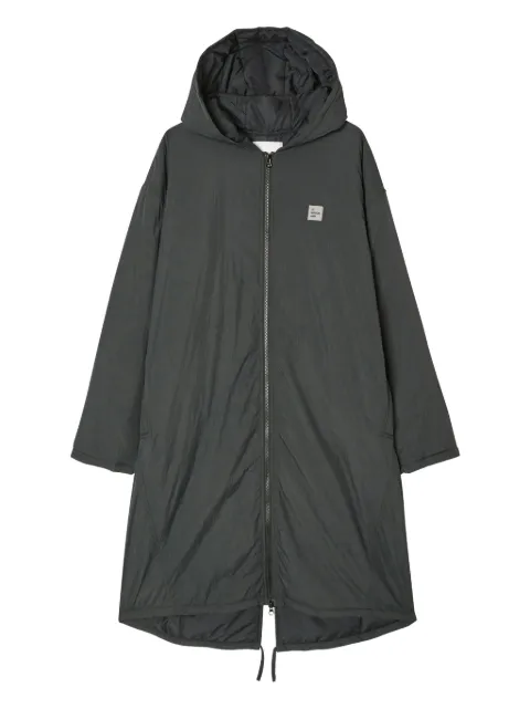 American Vintage Zotcity logo-patch parka Grey MZOT17BH25