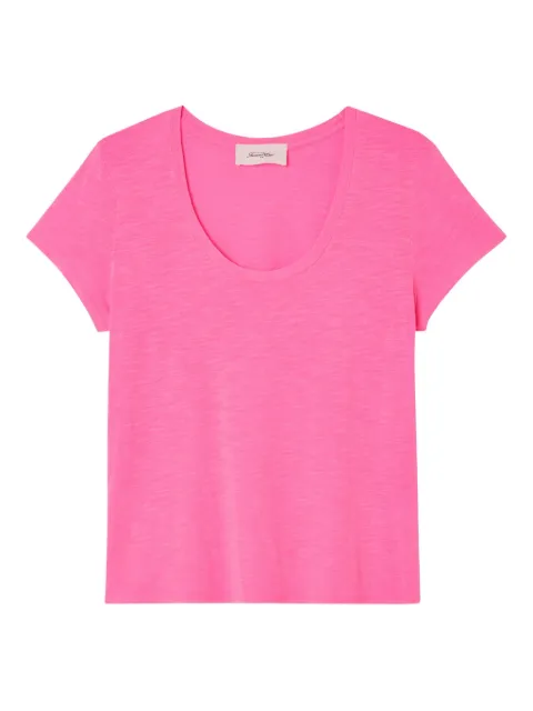 American Vintage Jacksonville scoop-neck T-shirt Pink JAC48V