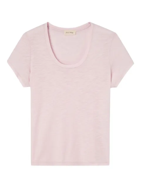American Vintage Jacksonville short-sleeve scoop-neck T-shirt Pink JAC48V