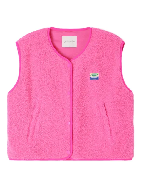 American Vintage Hoktown waistcoat Pink HOK16B