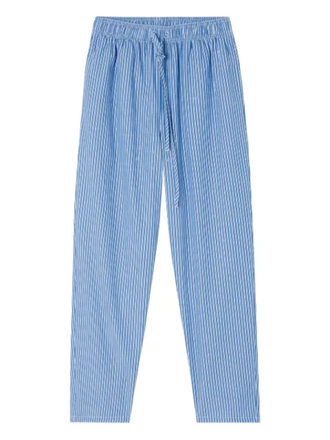 American Vintage Zatybay striped drawstring trousers Blue ZAT10A