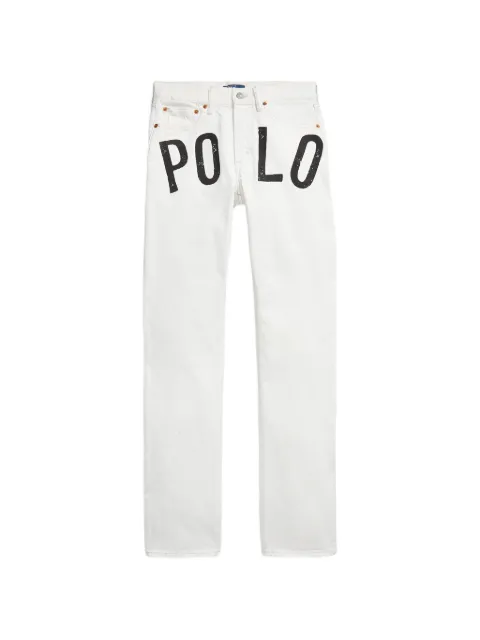 Polo Ralph Lauren straight print trousers White 211A12711001