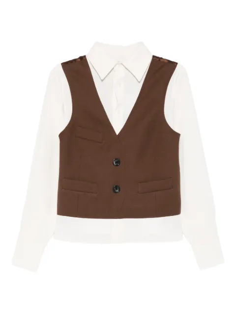 Zomer Marek blouse Brown ZAW25SHI1