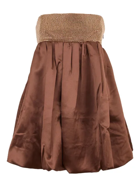 Retrofete Delfina beaded mini dress Brown RPF251155217