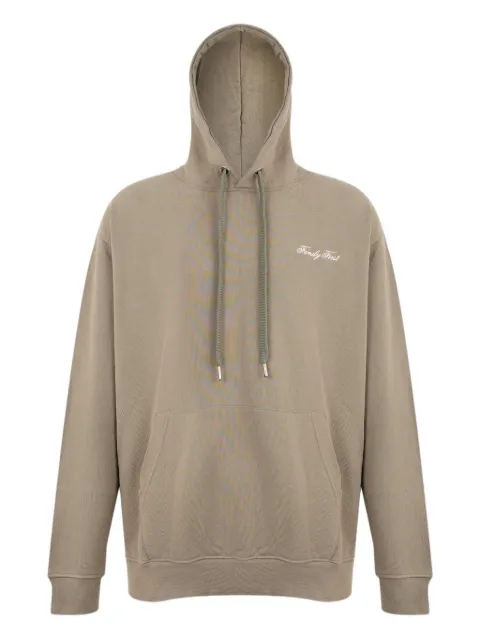 Family First embroidered hoodie Green HS2506