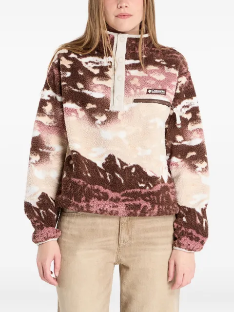 Columbia Helvetia II printed sweatshirt Brown 2098501