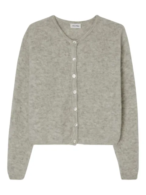 American Vintage Vitow crew-neck cardigan Grey VITO19E