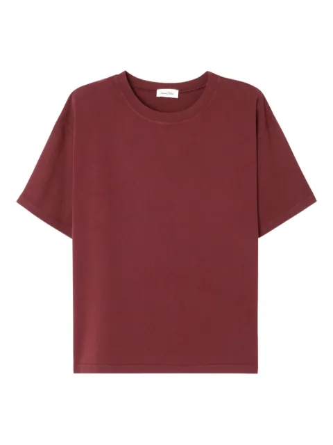 American Vintage Fizvalley short-sleeve round-neck T-shirt Red FIZ02A