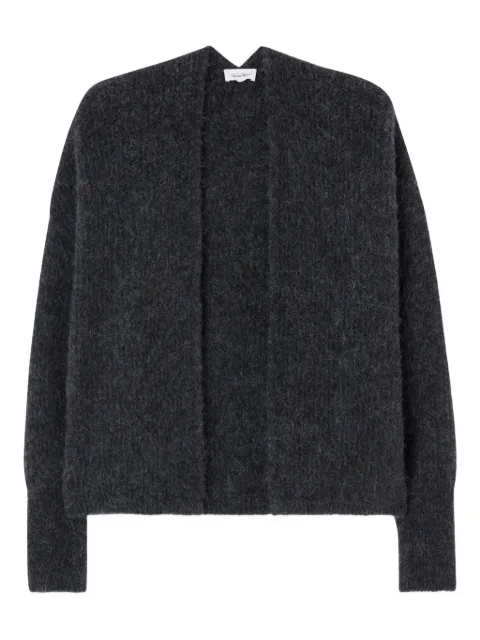 American Vintage East ribbed-knit cardigan Grey EAST19A