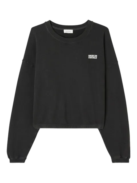 American Vintage Izubird long-sleeves sweatshirt Black IZU03A