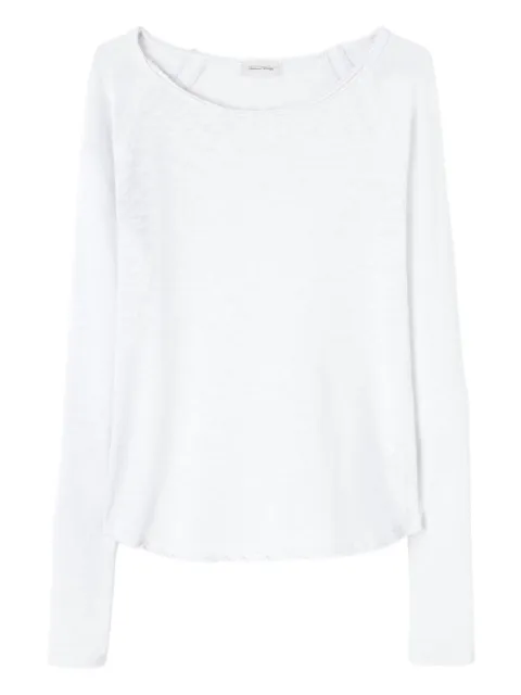 American Vintage Sonoma raglan long-sleeves T-shirt White SON31GH25