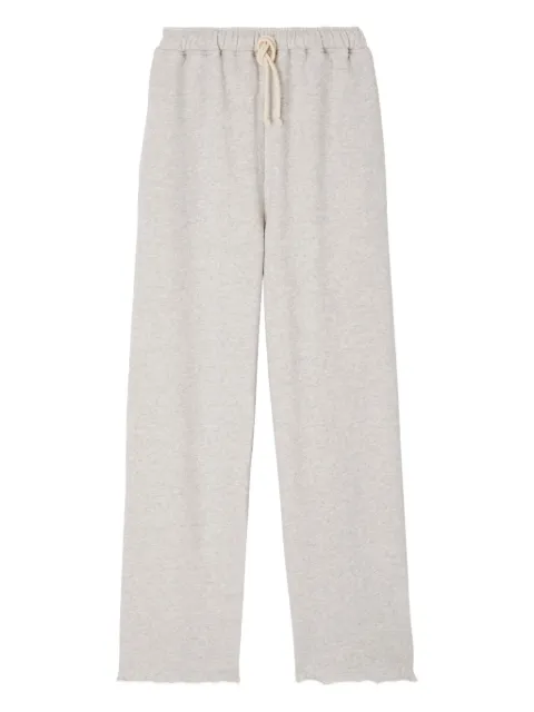 American Vintage Kodytown drawstring raw-cut track pants Grey KOD05A