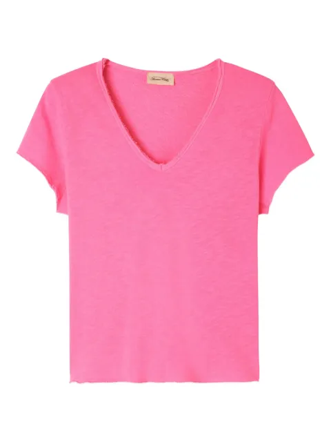American Vintage V-neck sonoma T-shirt Pink SON02AG