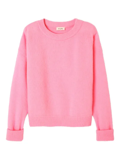 American Vintage Vitow ribbed sweater Pink VITO18E