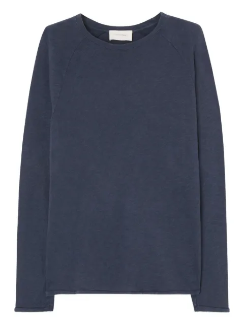 American Vintage Sonoma raglan long-sleeved T-shirt Blue MSON24G