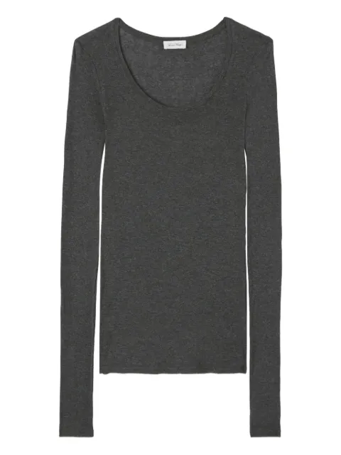 American Vintage Massachusetts long-sleeve T-shirt Grey MAS04