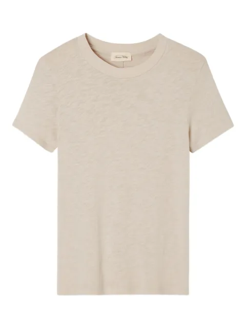 American Vintage Sonoma textured T-shirt Neutrals SON28G