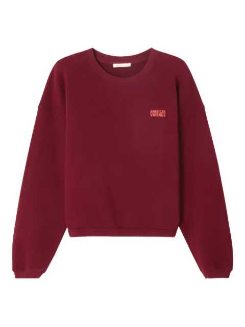 American Vintage Izubird sweatshirt Red IZU03A