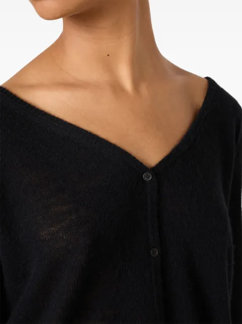 American Vintage Dumy V-neck cardigan Black DUM19A