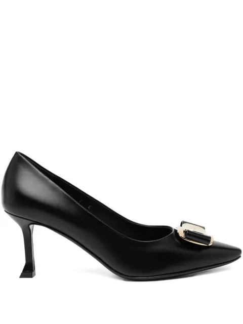 Ferragamo 80mm Vara bow pumps Black 787100