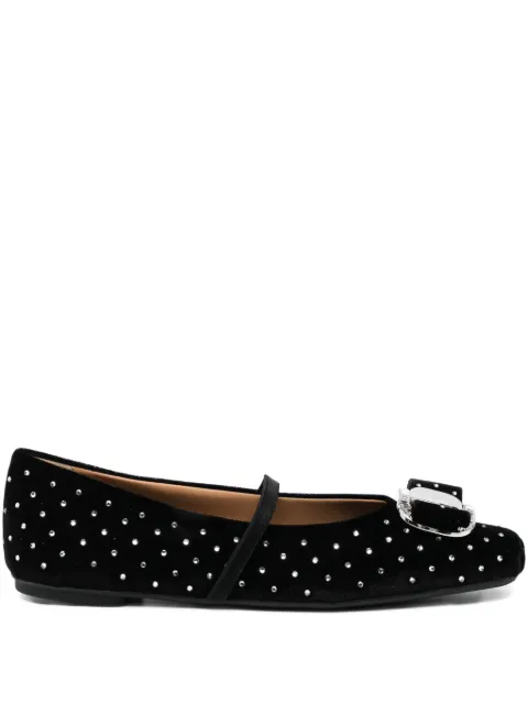Ferragamo Vara buckle ballet flats Black 787720