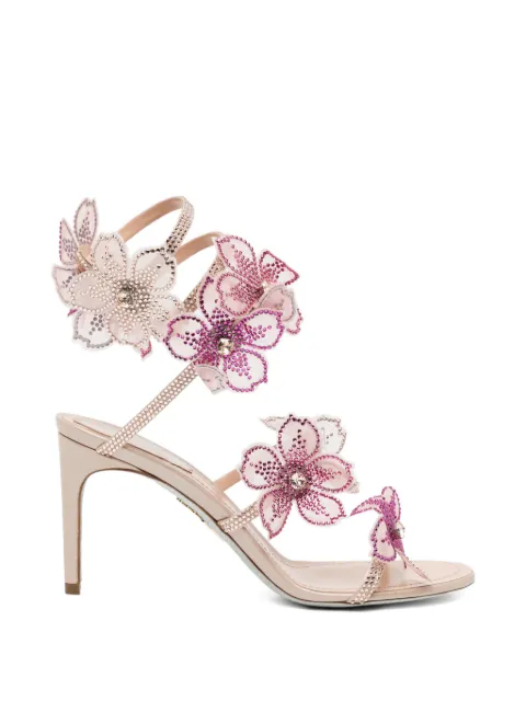 René Caovilla PEACH FLOWER Sandals Neutrals C12573080RN01V402