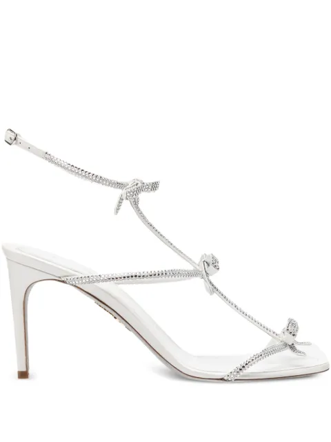 René Caovilla 80mm Caterina heeled sandals White C12584080RN01V155