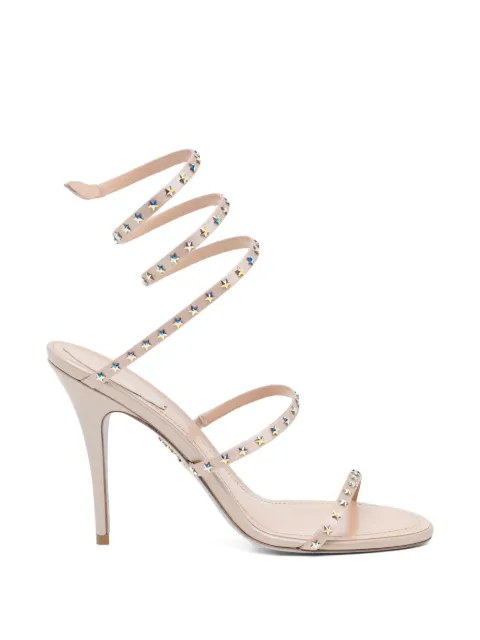 René Caovilla 100mm Cleo sandals Neutrals C12699100RN015088