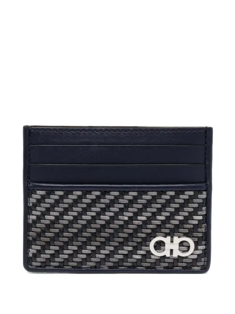 Ferragamo Gancini card holder Blue 789778